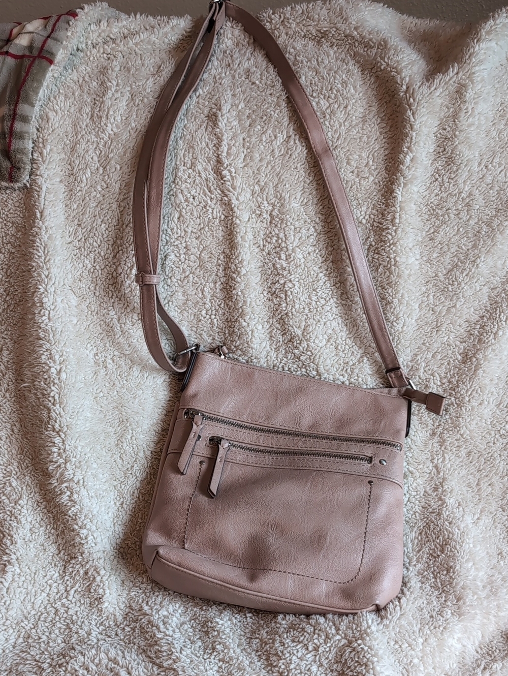 INC International Concepts Crossbody Bag - Dusty Rose